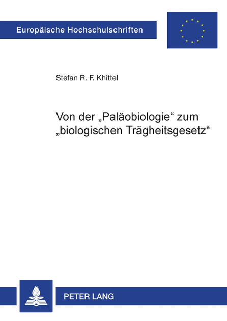 Von der Palaeobiologie zum biologischen Traegheitsgesetz Von der Palaeobiologie zum biologischen Traegheitsgesetz