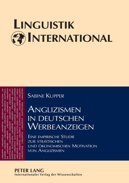 Anglizismen in deutschen Werbeanzeigen Anglizismen in deutschen Werbeanzeigen