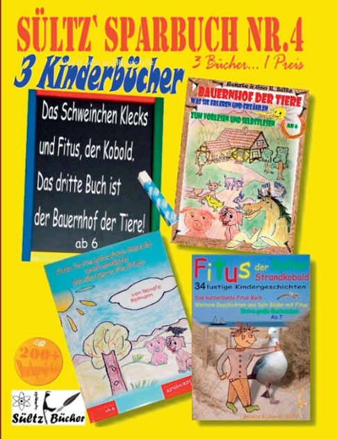 Sültz' Sparbuch Nr.4 - 3 Kinderbücher