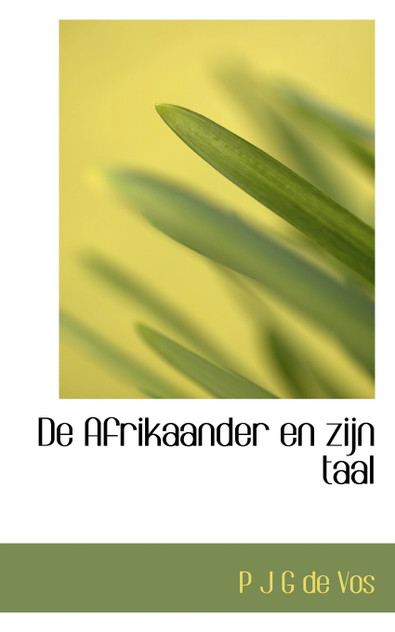 De Afrikaander en zijn taal