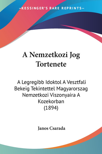 A Nemzetkozi Jog Tortenete