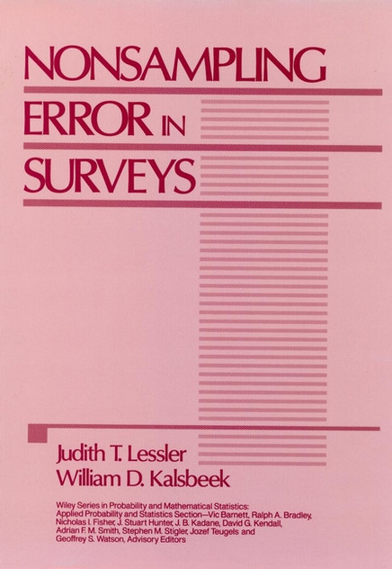 Nonsampling Error in Surveys