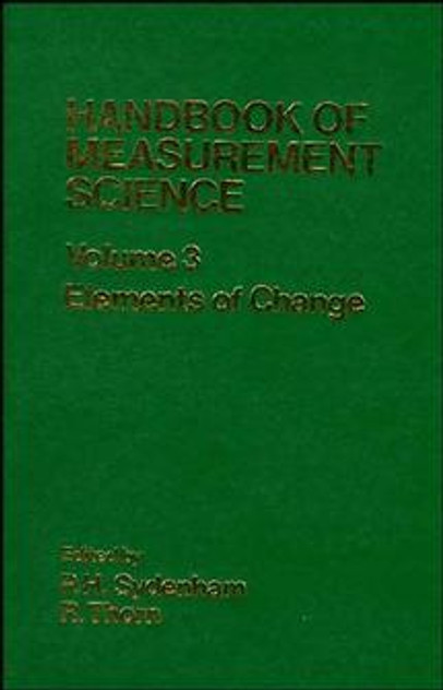 Handbook of Measurement Science, Volume 3 Handbook of Measurement Science, Volume 3