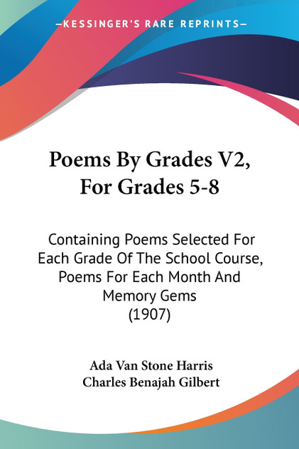 Poems By Grades V2, For Grades 5-8 Poems By Grades V2, For Grades 5-8