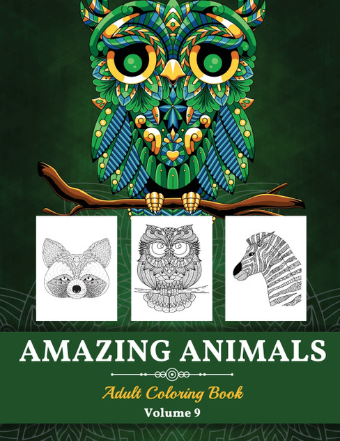 Amazing Animals Grown-ups Coloring Book Amazing Animals Grown-ups Coloring Book