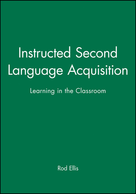 Instructed Second Language Acquisition