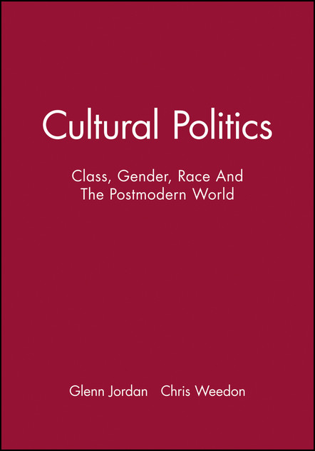 Cultural Politics Cultural Politics