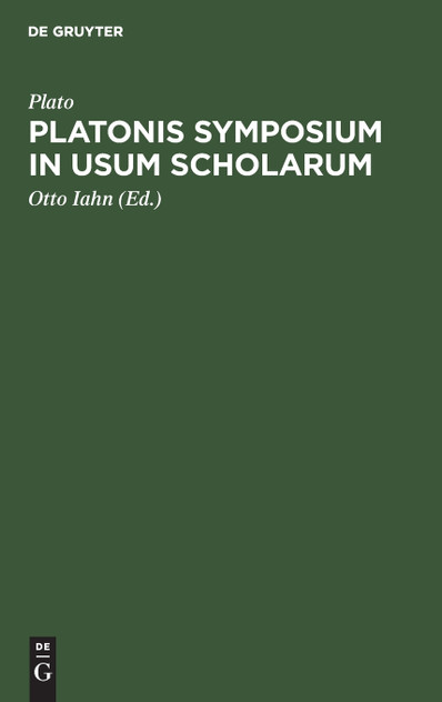 Platonis symposium in usum scholarum Platonis symposium in usum scholarum