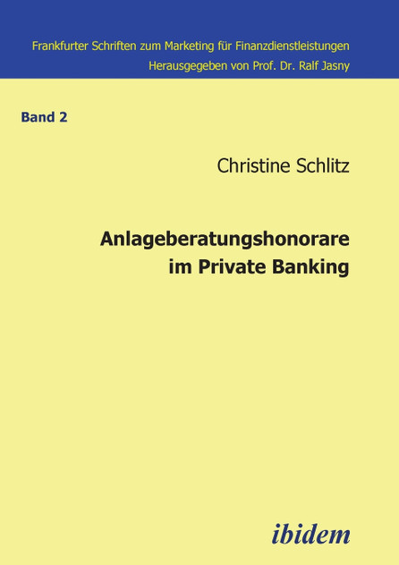 Anlageberatungshonorare im Private Banking. Anlageberatungshonorare im Private Banking.
