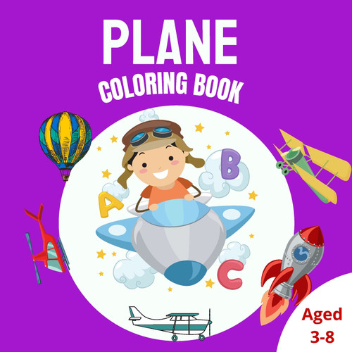 Plane Coloring Book