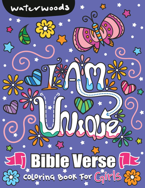 I Am Unique Bible Verse Coloring Book for Girls I Am Unique Bible Verse Coloring Book for Girls