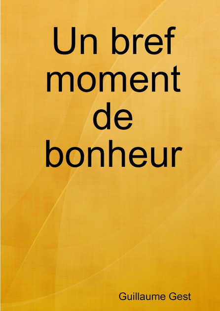 Un bref moment de bonheur Un bref moment de bonheur