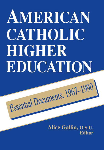 American Catholic Higher Education American Catholic Higher Education