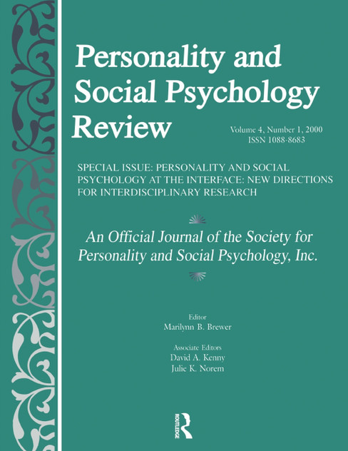 Personality and Social Psychology at the Interface Personality and Social Psychology at the Interface