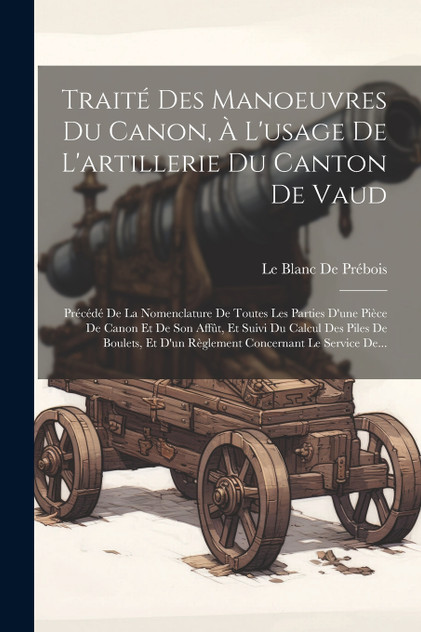 Traité Des Manoeuvres Du Canon, À L'usage De L'artillerie Du Canton De Vaud