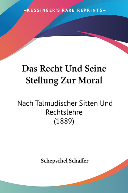 Das Recht Und Seine Stellung Zur Moral