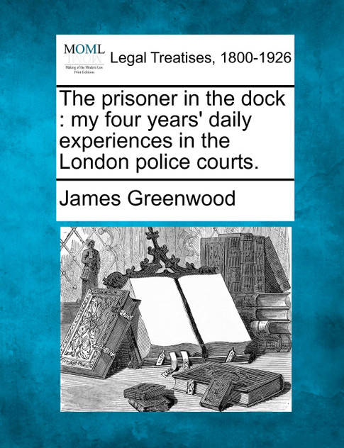 The prisoner in the dock