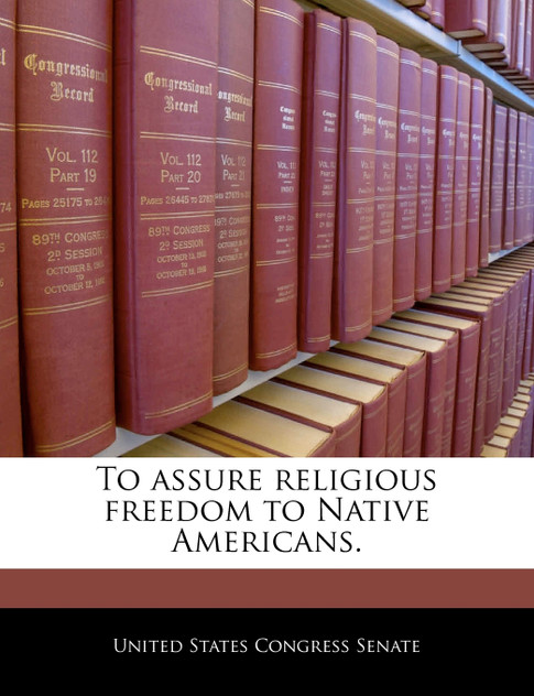 To assure religious freedom to Native Americans. To assure religious freedom to Native Americans.