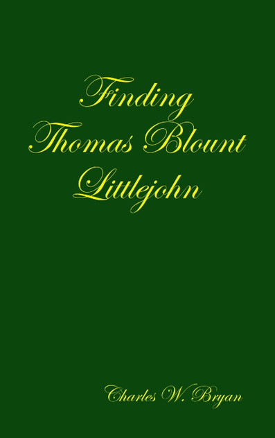 Finding Thomas Blount Littlejohn Finding Thomas Blount Littlejohn