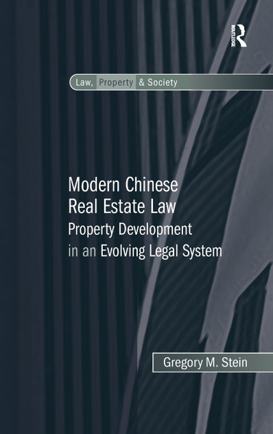 Modern Chinese Real Estate Law Modern Chinese Real Estate Law