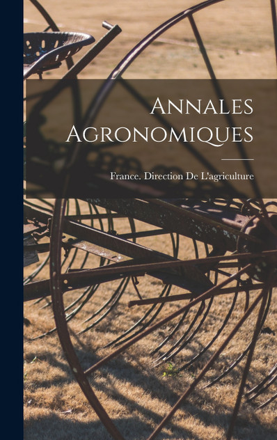Annales Agronomiques Annales Agronomiques