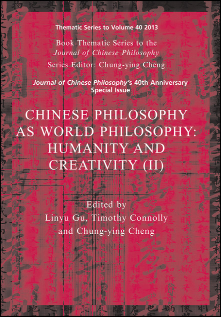 Chinese Philosophy as World Philosophy Chinese Philosophy as World Philosophy