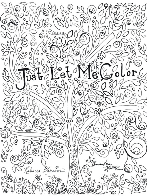 Just Let Me Color Just Let Me Color