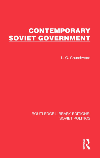 Contemporary Soviet Government Contemporary Soviet Government