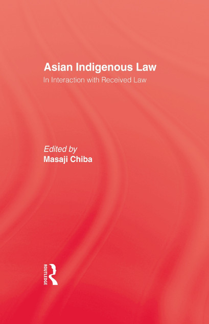 Asian Indigenous Law Asian Indigenous Law