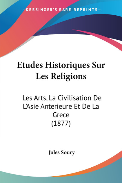 Etudes Historiques Sur Les Religions Etudes Historiques Sur Les Religions