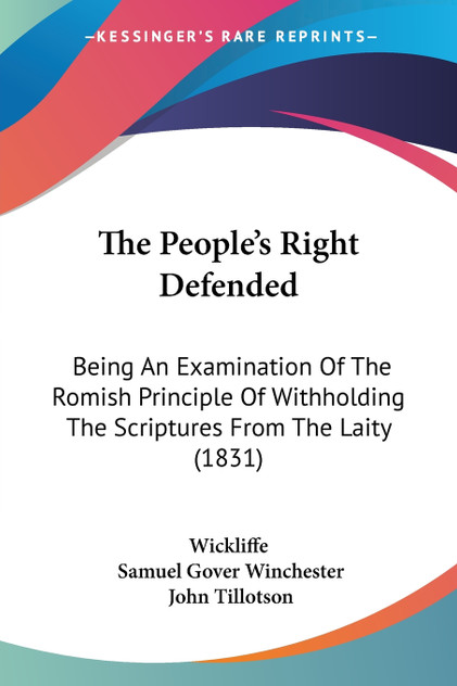 The People's Right Defended The People's Right Defended