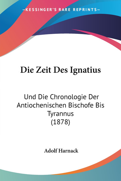 Die Zeit Des Ignatius Die Zeit Des Ignatius