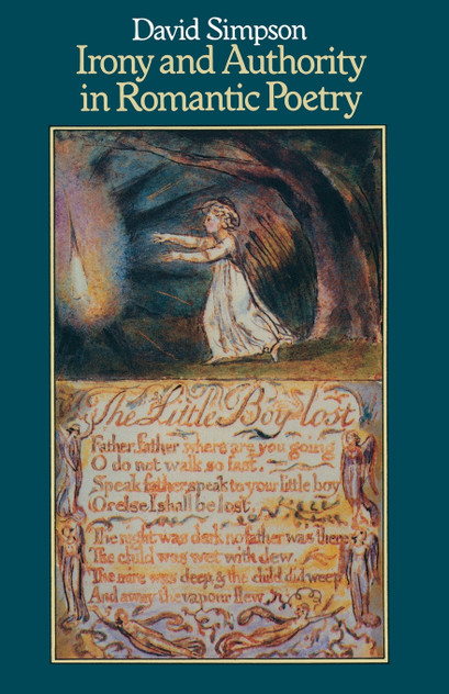 Irony and Authority in Romantic Poetry Irony and Authority in Romantic Poetry