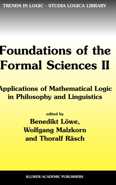 Foundations of the Formal Sciences II