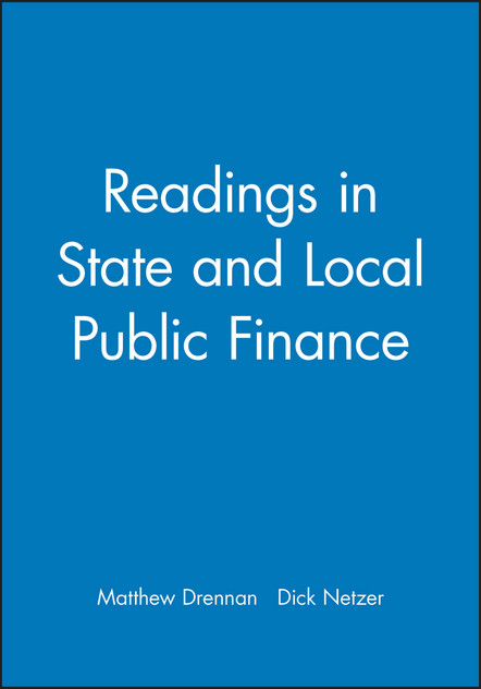 Readings in State and Local Public Finance Readings in State and Local Public Finance