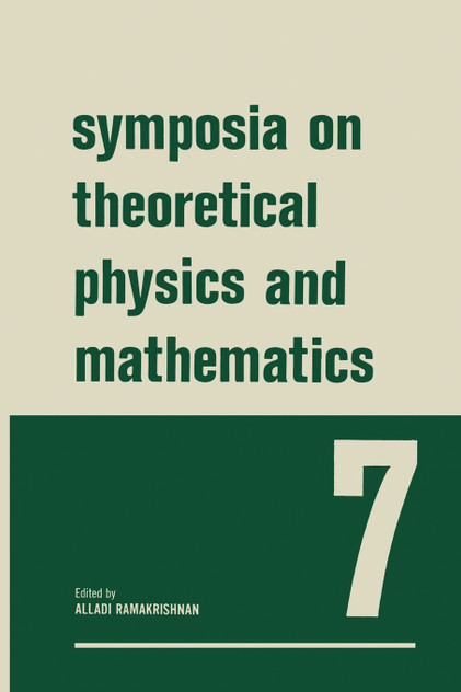 Symposia on Theoretical Physics and Mathematics Symposia on Theoretical Physics and Mathematics