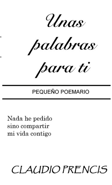 Unas palabras para ti Unas palabras para ti
