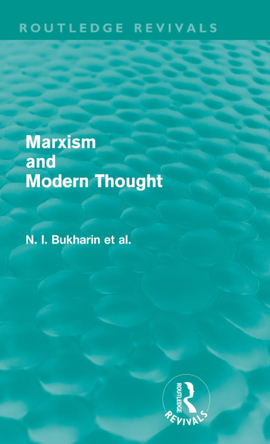 Marxism and Modern Thought