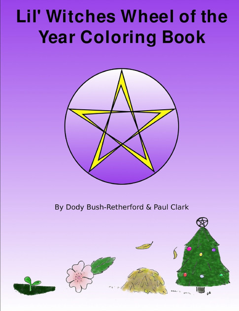 Lil Witches Wheel of the Year Coloring Book Lil Witches Wheel of the Year Coloring Book