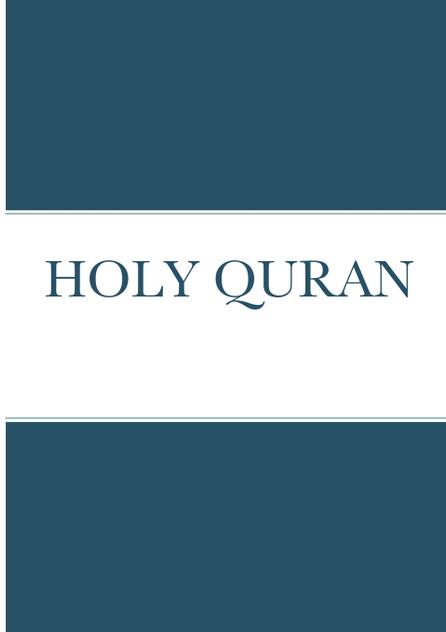 HOLY QURAN HOLY QURAN