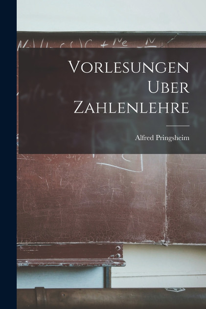 Vorlesungen Uber Zahlenlehre Vorlesungen Uber Zahlenlehre