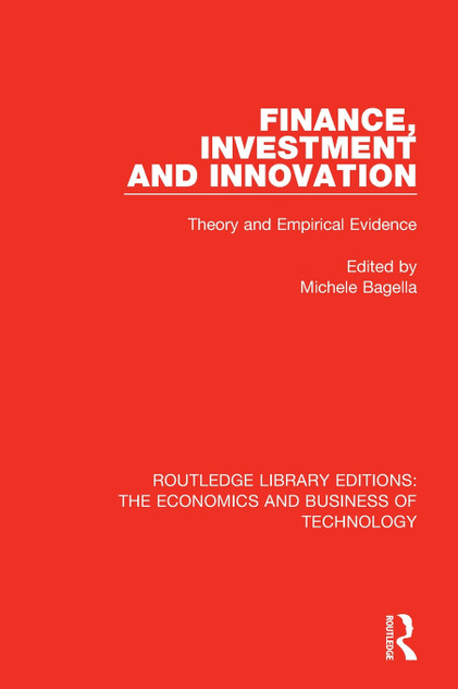Finance, Investment and Innovation Finance, Investment and Innovation