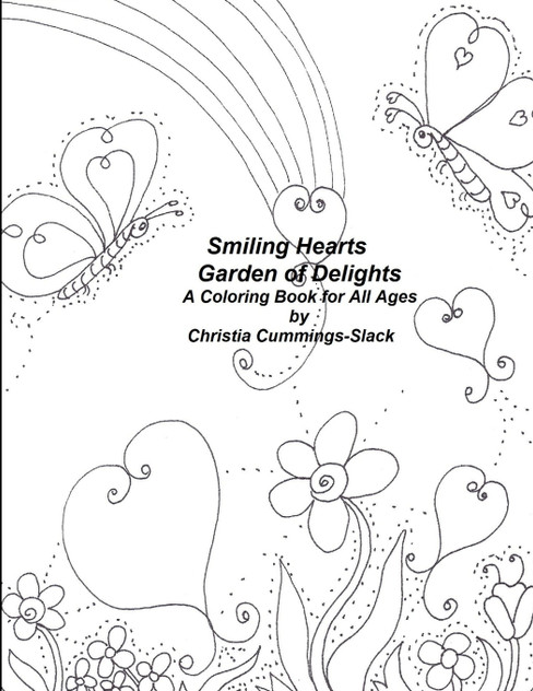 Smiling Heart Garden of Delights Coloring Book