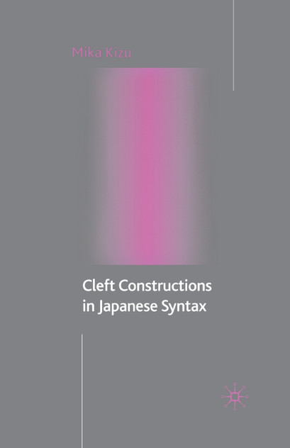 Cleft Constructions in Japanese Syntax