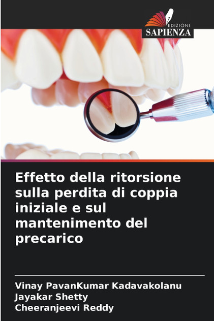Effetto della ritorsione sulla perdita di coppia iniziale e sul mantenimento del precarico Effetto della ritorsione sulla perdita di coppia iniziale e sul mantenimento del precarico