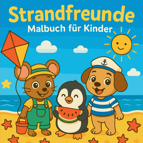 Strandfreunde - Malbuch für Kinder