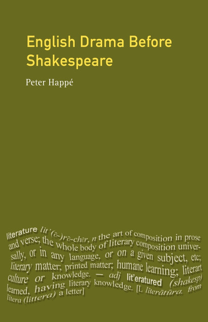 English Drama Before Shakespeare