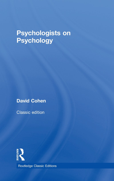 Psychologists on Psychology (Classic Edition)