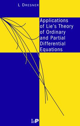 Applications of Lie's Theory of Ordinary and Partial Differential Equations