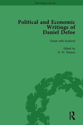 Political and Economic Writings of Daniel Defoe Vol 4